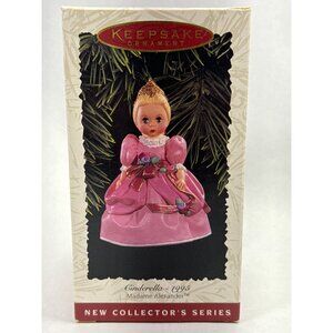 Hallmark Keepsake Ornament 1995 Cinderella Madame Alexander Doll Pink Dress Coll